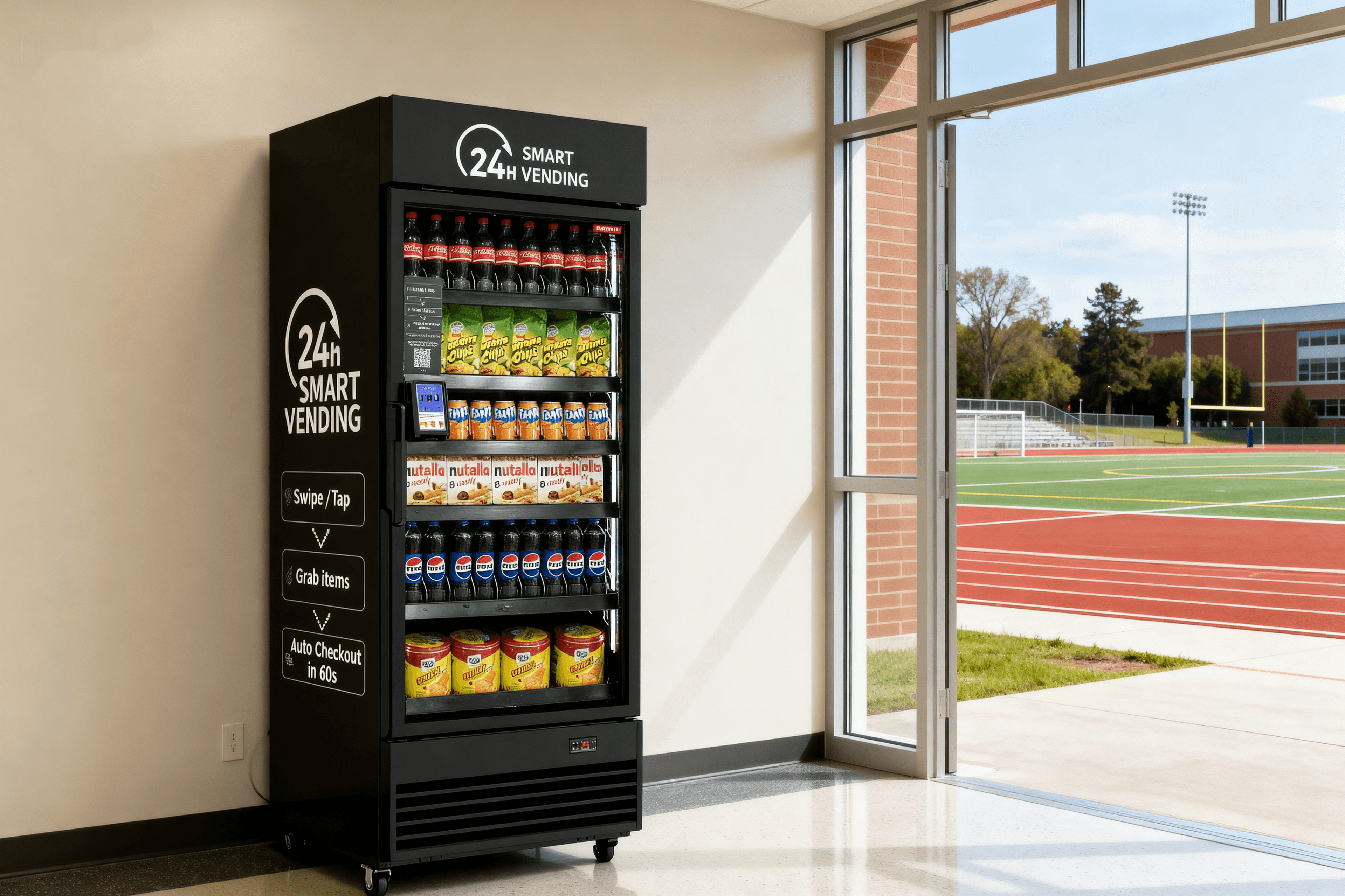 HAHA vending machine in School