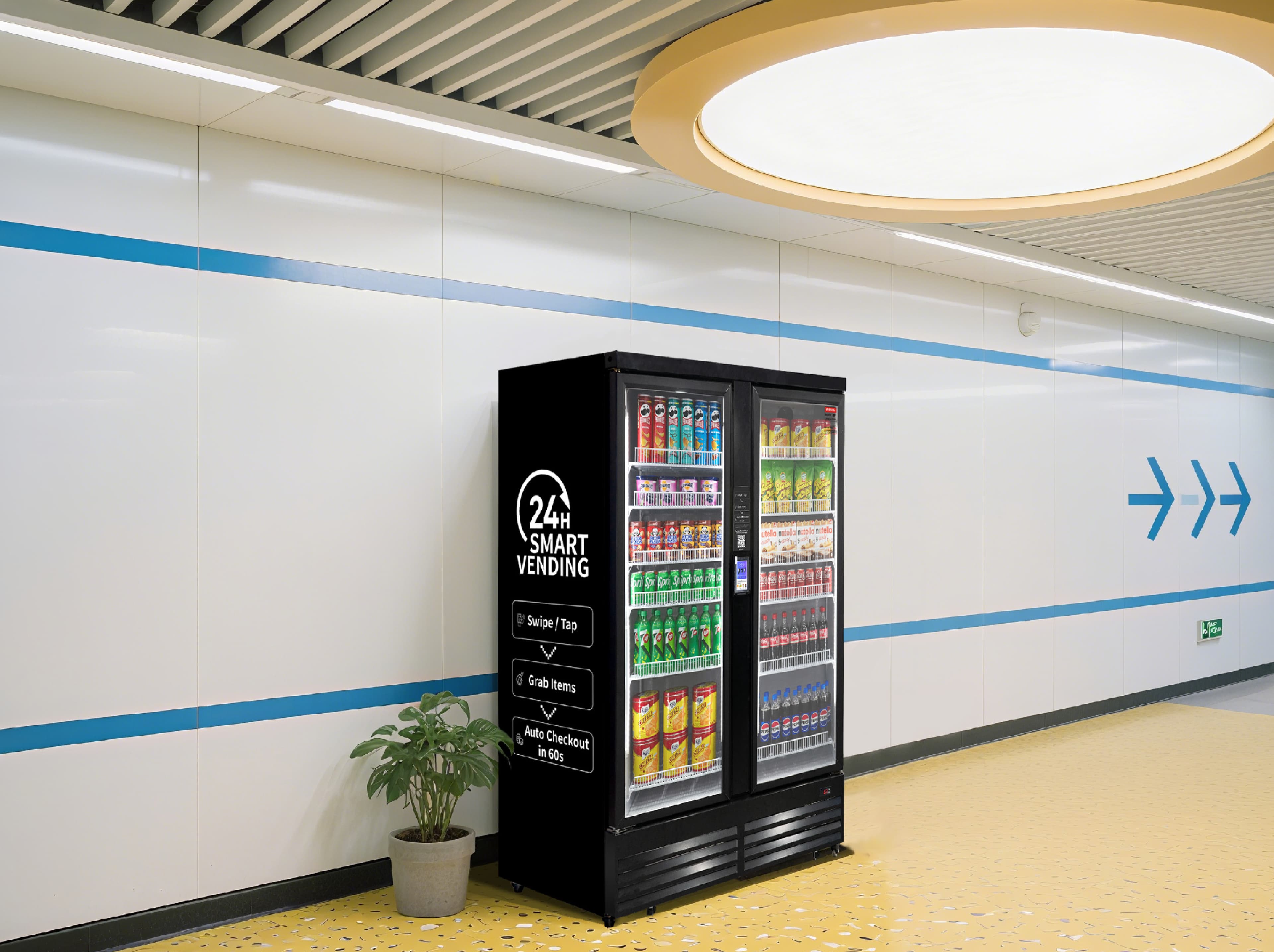 HAHA vending machine in Subway station